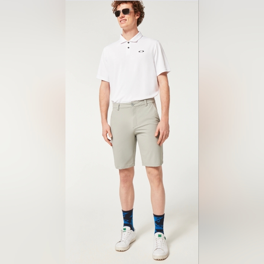 Mens Oakley Take Pro Shorts 3.0, Size 36 Nwt, Stone Grey